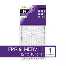 12 In. X 18 In. X 1 In. Superior Pleated Air Filter FPR 9, MERV 11