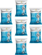 Savoursmiths Desert Salt and Vinegar Luxury English Potato Crisps 40g x 7