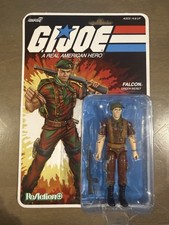 Super7 ReAction  G.I. Joe Lt. Falcon Green Beret  FREE SHIPPING