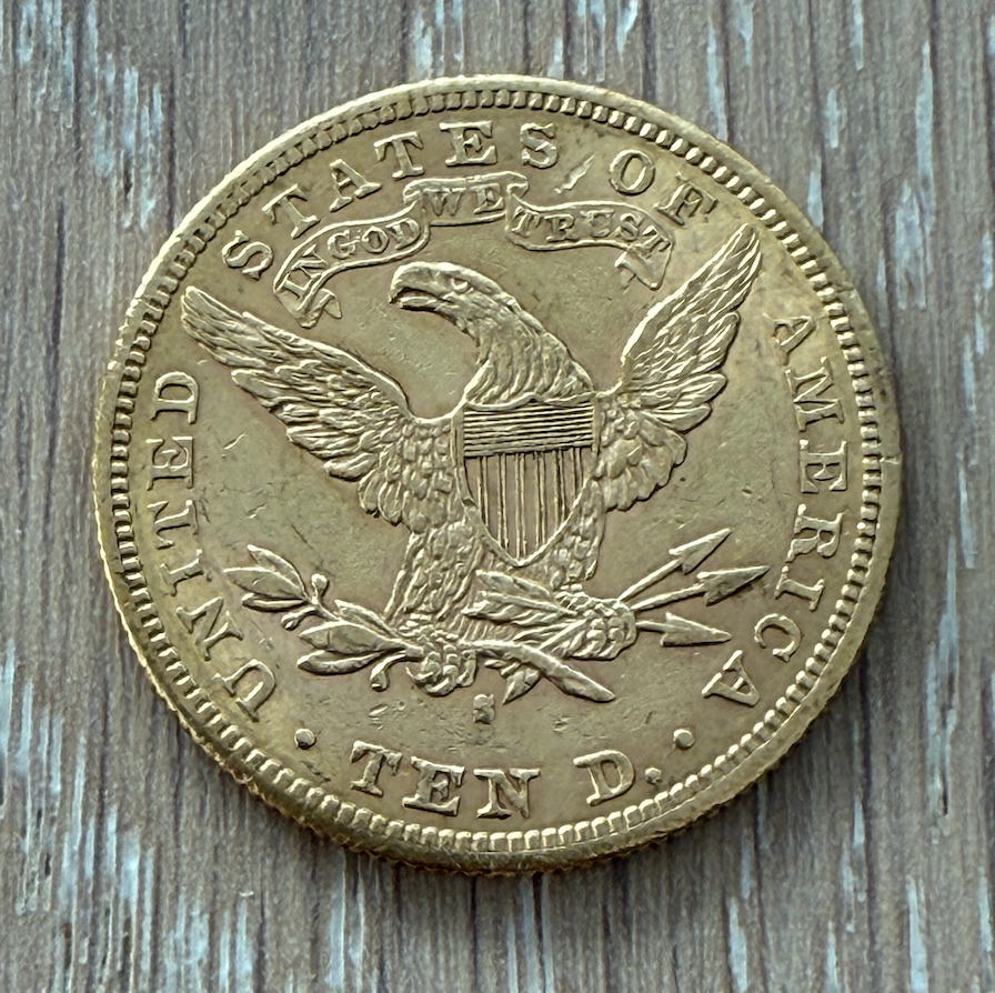 US 1887 S Gold $10 10 Dollars Liberty Head Circulated | eBay