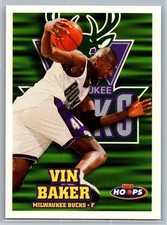 Vin Baker 1997-98 Hoops Set Break BASKETBALL #88 Milwaukee Bucks