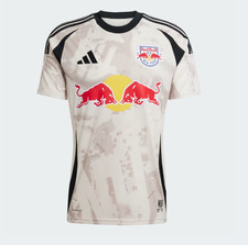 Adidas NY Red Bulls 2025-26 away replica jersey; IV5057; slim; men's medium; new