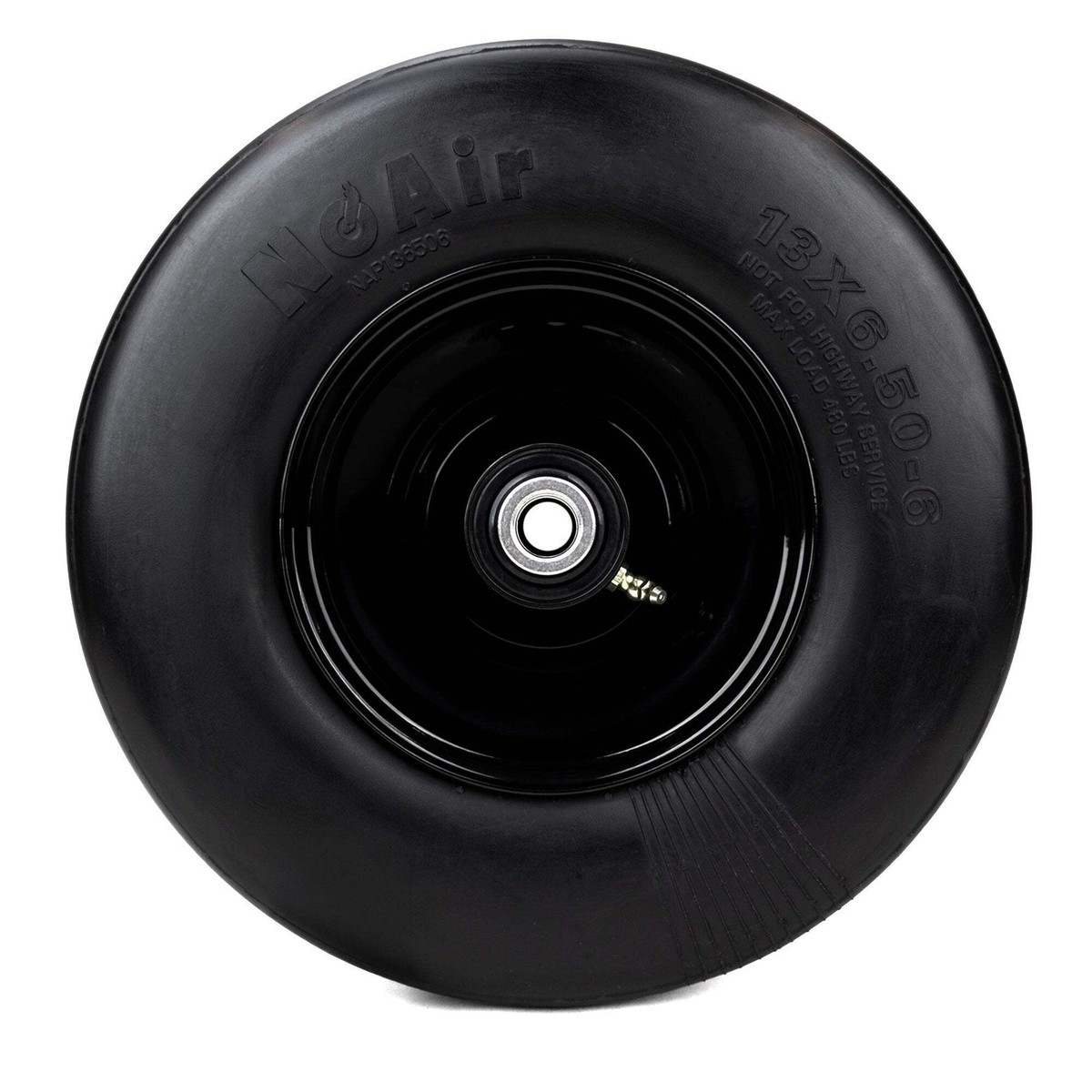 NoAir® (2) Flat Free Assm 13x6.50-6 Hustler X One Super Z Raptor