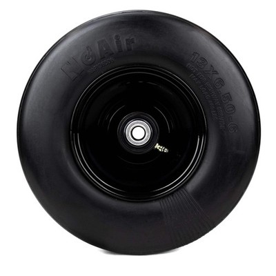 T1666[送料無料]ハイス　スチール　195/80R15 NoAir® (2) Flat Free Assm 13x6.50-6 Hustler X One Super Z Raptor