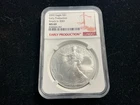2002 Silver Eagle NGC MS69 Early Production Struck in 2001