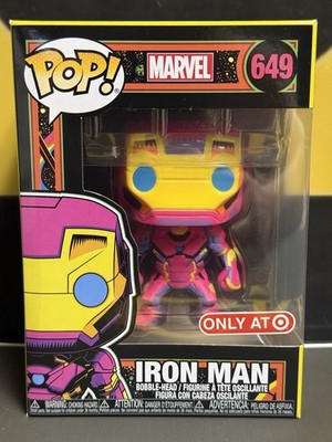 Funko Pop! Marvel Iron Man #649 Black Light Target Exclusive Vinyl Figure