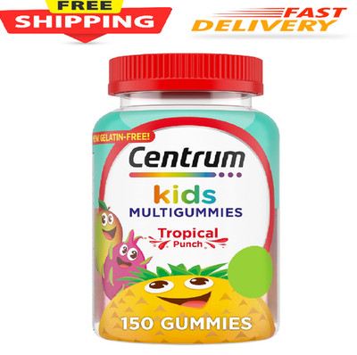Centrum Kids Multivitamin Gummies, Tropical Punch Flavor Made With Natural Flavo