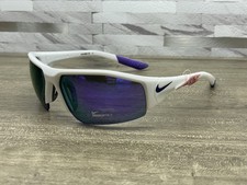 New NIKE Skylon Ace XV R EV0859 105 White Purple Sunglasses
