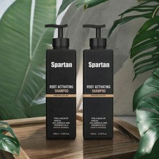 2pcs Spartan Shampoo,Spartan Root Activator Shampoo,Natural Hair Shampoos UK