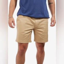 Chubbies The Travertines 7.0" flat front stretch Size 33
