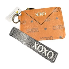 XOXO Women’s Mini Brown Key Card ID Coin Case Wallet