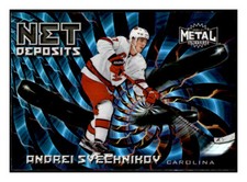 2020-21 Skybox Metal Universe NET DEPOSITS Andrei Svechnikov # ND-16