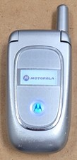 Motorola V190 - Silver  Unlocked  Super Rare International Flip Phone