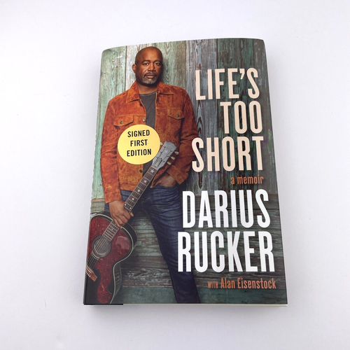 Darius Rucker Signed Life's Too Short First Edition 1st/1st 2024 memior