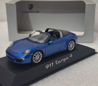 Porsche 911 (991) Targa 4 2013 Saphire Blue 1:43 Minichamps WAP