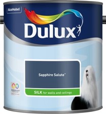 Dulux Silk Interior Walls & Ceilings Emulsion Paint 2.5L - Sapphire Salute