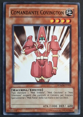 COMANDANTE COVINGTON auf Italienisch SR10-IT013 Gemeinde YUGIOH