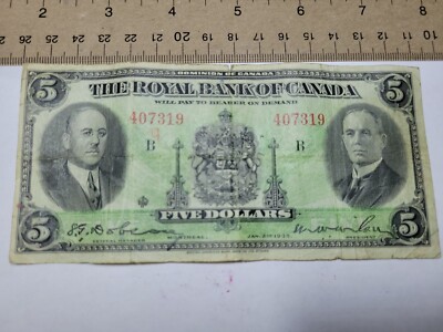 🇨🇦 Royal Bank of Canada 5 dollars 1935 P-S1391 banknote 081923-1