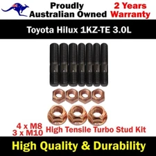 High Tensile Turbo Charger Stud Kit For Toyota Hilux 1KZ-TE 3.0L