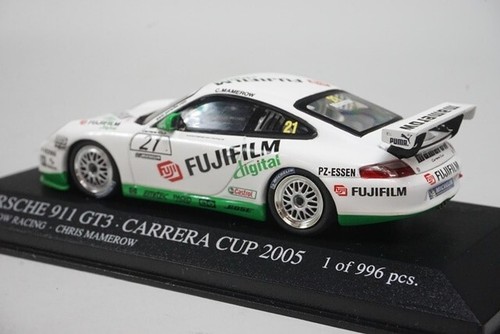 1:43 MINICHAMPS 403056221 Porsche 911 GT3 Carrera Cup 2005 #21 model car - Picture 2 of 12