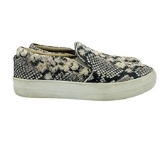 Womens Shoes Steve Madden Size 9 M Snake Print Gills Slip On Comfort Sneaker