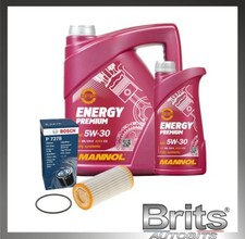 FOR VW GOLF R MK7 2.0 TSI BOSCH OIL FILTER CHANGE SERVICE KIT & 6L MANNOL OIL