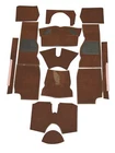 Triumph TR4A - TR6 Full Autumn Leaf ( Brown ) Carpet Set - High Quality