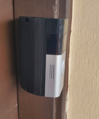 Ring Battery Doorbell Plus Wedge Angle Mount Bracket Holder 90 Degree 3D Printed
