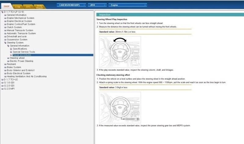 Kia Carens (M.Y 2014...) Manual De Taller En Cd - Imagen 2 de 4