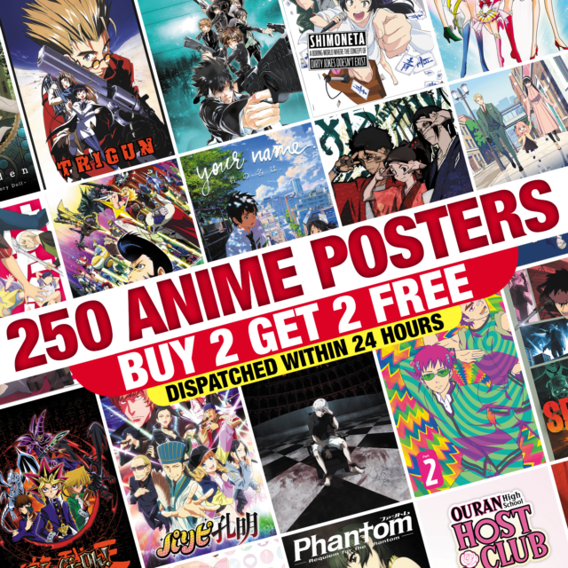 Top Classic Greatest 250 Anime Films Manga Posters Art Print Wall Room Decor A3