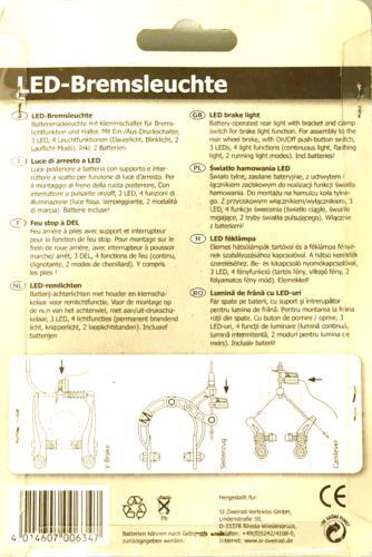 Luces LED de freno de bicicleta intermitentes de advertencia luces traseras d... - Imagen 2 de 2