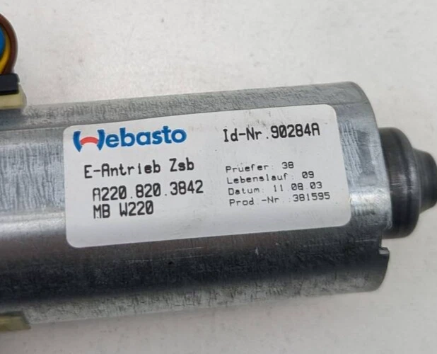 Mercedes-Benz S430 W220 2000-2006 techo corredizo techo corredizo motor OEM 2208203842 Foto 2 de 4