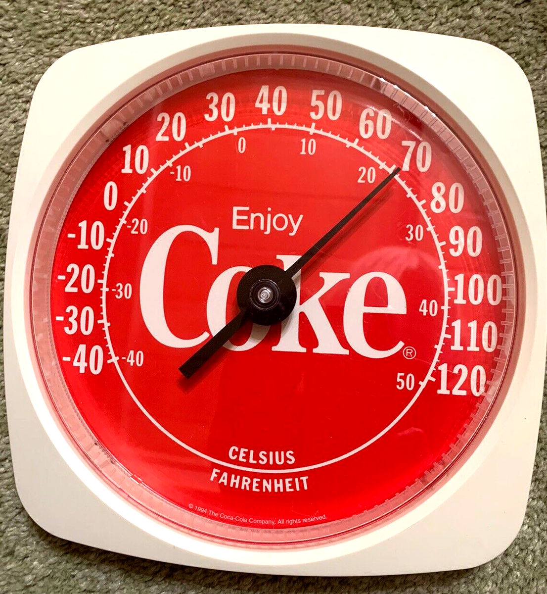 ジャンク品　ヴィンテージ　Coca-Cola 温度計 Yahoo!オークション - ヴィンテージ コカ・コーラ 温度計