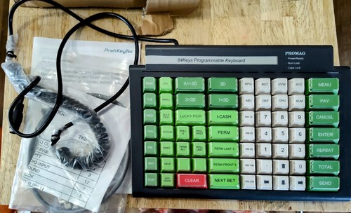 Gigatek Promag (KB840A) 84 Keys Programmable Keyboard Assuccess NOS