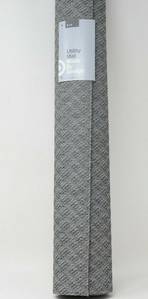 2'X3' Milan Textile Utility Mat Gray by Made By Design | eBay