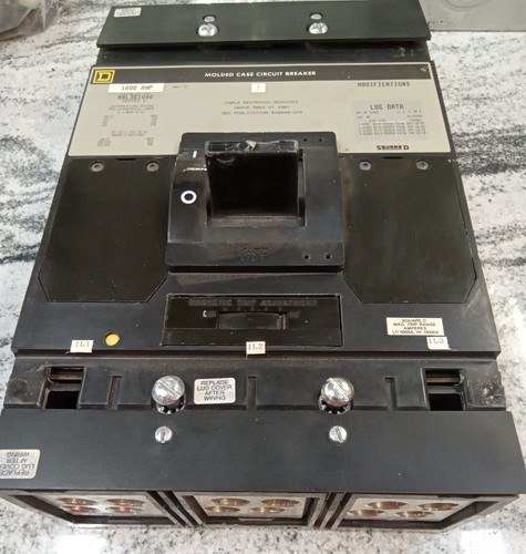 Square D/BREAKER/ MHL361000/SER 2/1000A/ 600VAC 250VDC/MHL/MOLDED CASE/USE(B4F3 - Picture 8 of 14