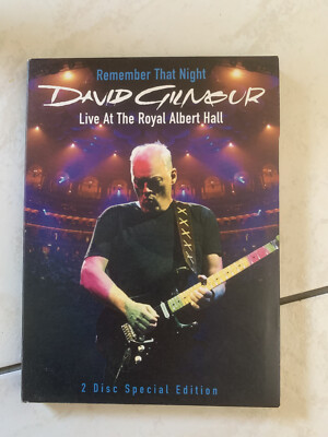 DIGIPACK BOX 2 DVD MUSIK DAVID GILMOUR LIVE AT THE ROYAL ALBERT HALL