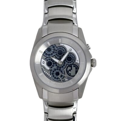 Fossil Bic Tic 41mm Men's Vintage 1990s Rare Animated Gears Wrist