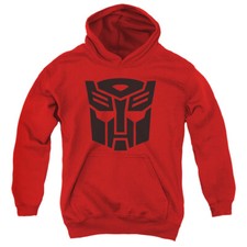 Transformers Kids Hoodie Autobot Logo Red Hoody