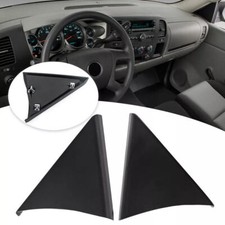 Left Right Side Inside Mirror Trim Triangle Cover Chevy Silverado Gmc 07-14