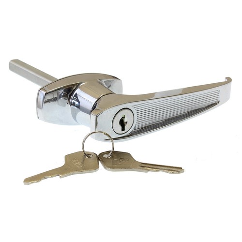 <!--F#f_0-->Lockable L-handle rear fixing chrome FLA2011-A<!--F/-->