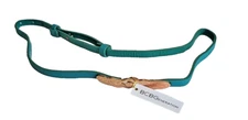 BCBG Generation Womens Skinny Belt Rose Gold Buckle Teal S/M NWT
