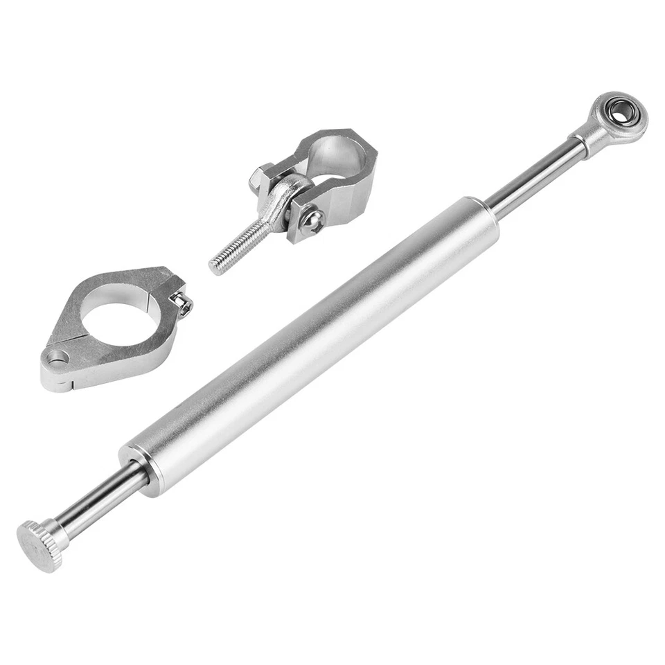 Fork Front Low Stabilizer Steering Damper Silver For Honda CB500 CB1000 CB1000R - Imagem 4 de 4