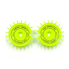 Ds Racing Turbofan Aero Wheel Covers Slope Type Lime For Drift Element Wheels