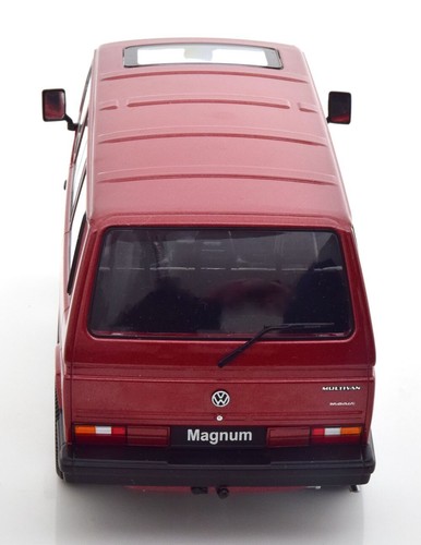 VW T3 Multivan Magnum 1987 rotmetallic 1:18 KK-Scale KKDC180991 - Bild 4 von 4