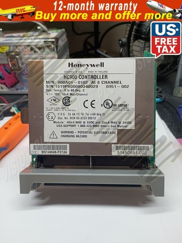 HONEYWELL 900A01-0102 AI 8 CHANNEL HC900 Controller