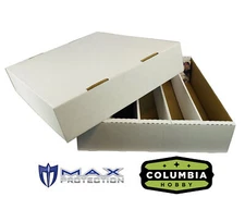 10 Max Pro 5000 ct Cardboard Baseball Card Super Monster 5-Row Storage Boxes