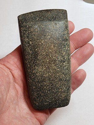 Great Polished Hardstone Hopewell Celt Wedge Found in MO Missouri, Very Nice