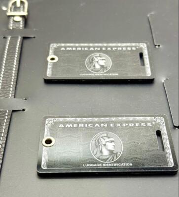 AMEX CENTURION ブラックラバーキーホルダー ボックス付き New American Express Centurion Card Members Exclusive