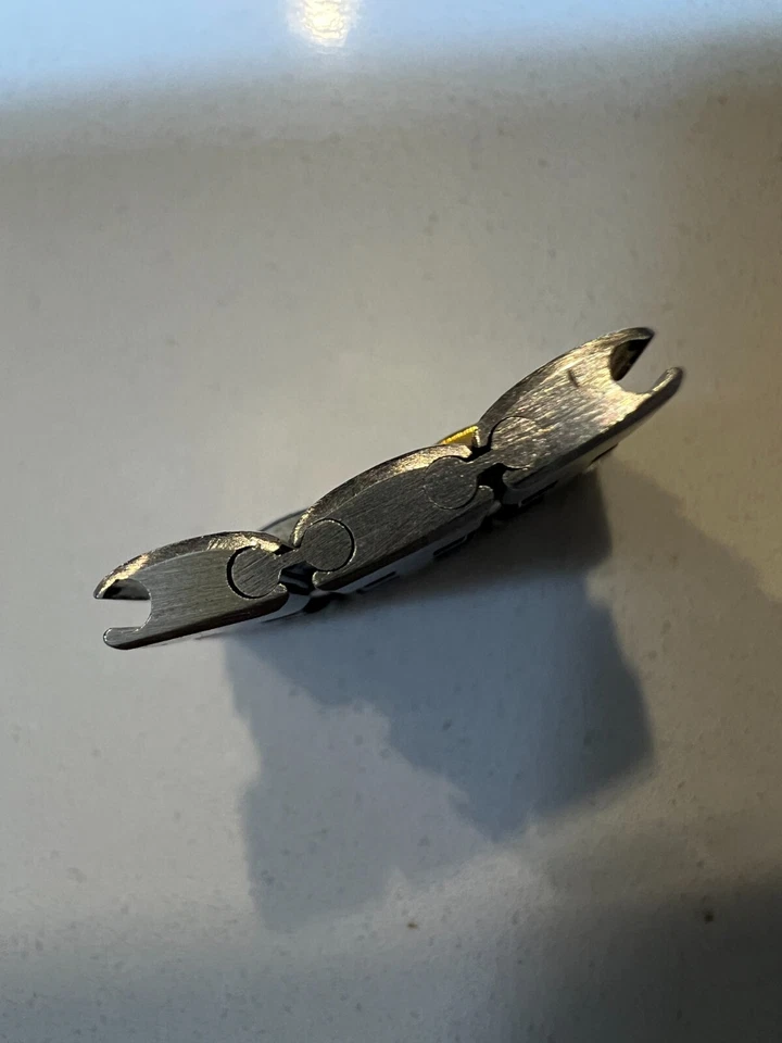 HERMES Perfil Genuino Eslabón Correa Reloj Pulsera Piezas Foto 3 de 4